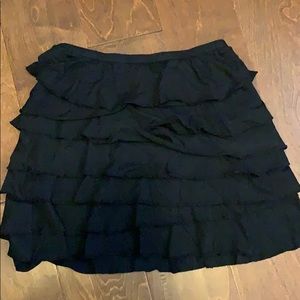 Tiered ruffle skirt